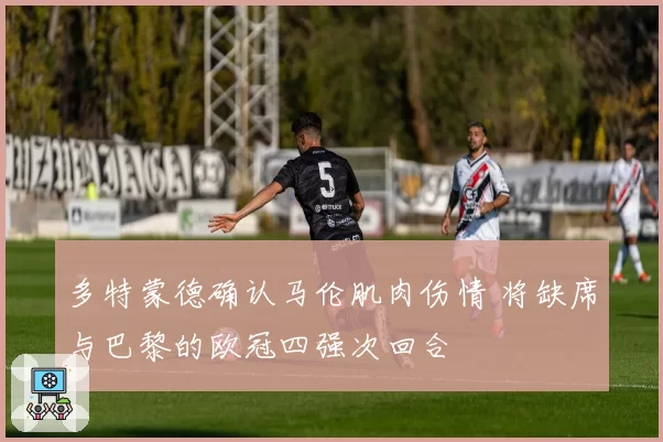 多特蒙德确认马伦肌肉伤情 将缺席与巴黎的欧冠四强次回合